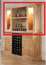 Logans Edge Hutch #1457-55-H (Pairs with Logans Edge Back Bar #1457-55-BB) -TOP HUTCH ONLY