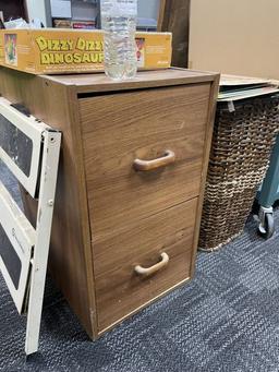 Wood Filing Cabinet