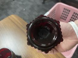4 Avon Ruby Red Cape Cod Cups