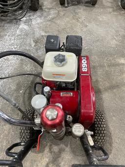 Titan PowrTwin 8900 Plus airless paint sprayer powered by a Honda GX160 gas engine