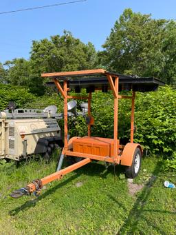 Solar-Powered Arrow Board Traffic Control Trailer