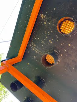 Solar-Powered Arrow Board Traffic Control Trailer
