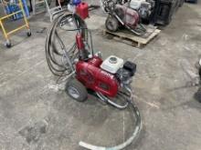 Titan 6900 Plus airless paint sprayer powered by a Honda GX160 gasoline engine