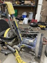 Spirogrinder SG-19 industrial floor grinder powered by a Leeson electric motor