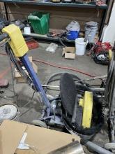 Spirogrinder SG-19 industrial floor grinder powered by a Leeson electric motor