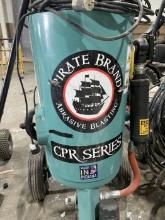 Pirate Brand CPR Series abrasive blasting pot made in Indiana