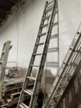 Werner 24-ft Aluminum Extension Ladder - The Equalizer