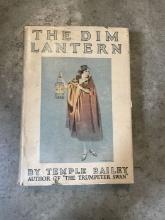 "The Dim Lantern" by Temple Bailey (Early 20th Century Novel, Dust Jacket)