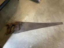 Vintage Wooden Hand Saw