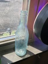 The Akron Brewing Co. Embossed Aqua Glass Bottle (Akron, Ohio, Early 20th Century)