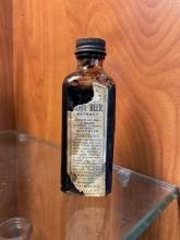 Root Beer Extract Bottle  Atkin Laboratories, New York