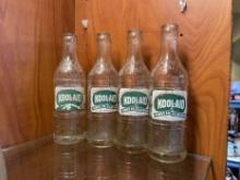 Set of Four Vintage Kool-Aid Soda Bottles