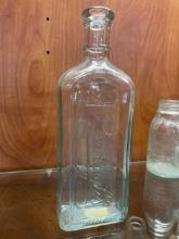 W.T. Rawleighs Embossed Glass Medicine/Extract Bottle