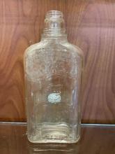 Old Mr. Boston Embossed Whiskey Bottle (Post-Prohibition, 1935â€“1964)