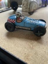 Vinate Blue Racer Tin Toy Car