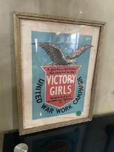WWI 'Victory Girls' War Poster
