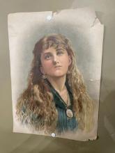 Victorian Portrait Print of Woman