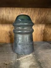 Hemingray No. 9 Aqua Glass Insulator