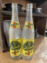 Pair of Vernors 1-Calorie Soda Bottles