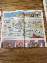 Feb. 13, 2000 Peanuts and Garfield Sunday Comics