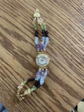 Geneva Gemstone Bead Watch