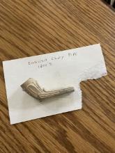 1800s English Clay Pipe Fragment