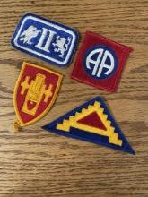 U.S. Military Unit Patches (Lot of 4)