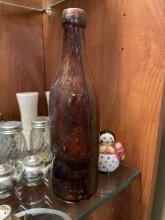 Rootland & Milliron Amber Bottle