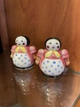 Japanese Doll Salt & Pepper Shakers