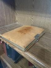 Vintage Velvet Photo Album with Metal Clasp