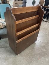 Wooden Magazine Rack