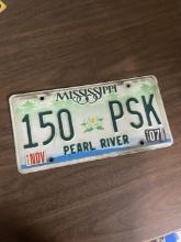 Mississippi License Plate â€“ Pearl River
