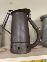  vintage hand-pump insecticide duster, specifically a "Chapin Duster."