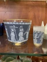 Greek & Egyptian Decorative Glasses