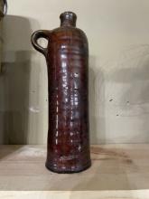 Brown Stoneware Jug with Handle