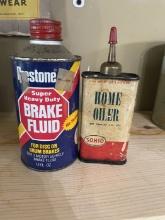 Prestone Brake Fluid and SOHIO Home Oiler