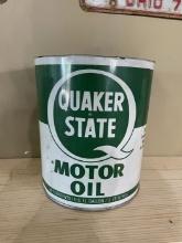 Quaker State Motor Oil Gallon Can