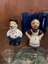 Comical Ceramic Figurine Shakers