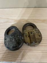2 Weathered Padlocks â€“ Eagle Lock Co.