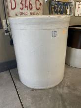10-Gallon Stoneware Crock