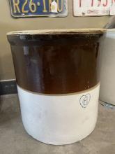 Vintage 6-Gallon Stoneware Crock