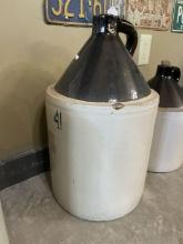 4-Gallon Stoneware Jug with Handle
