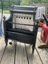 Vintage Cast Iron Gas Fireplace Heater