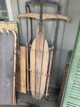 Vintage Flexible Flyer Wooden Sled