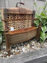 Antique Cast Iron Gas Fireplace Heater