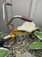 Vintage Yellow Children’s Tricycle