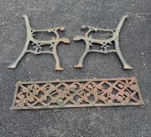 Cast Iron Bench Parts
