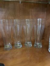 Set of 4 Pilsner Beer Glasses