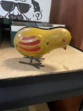 Vintage Tin Wind-Up Bird Toy