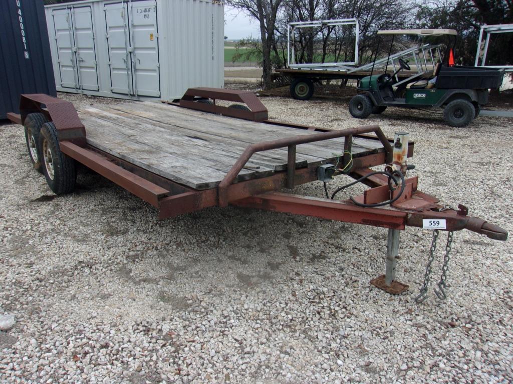 Shop Built Utility Trailer 16'  (REG.& 130U ONLY)